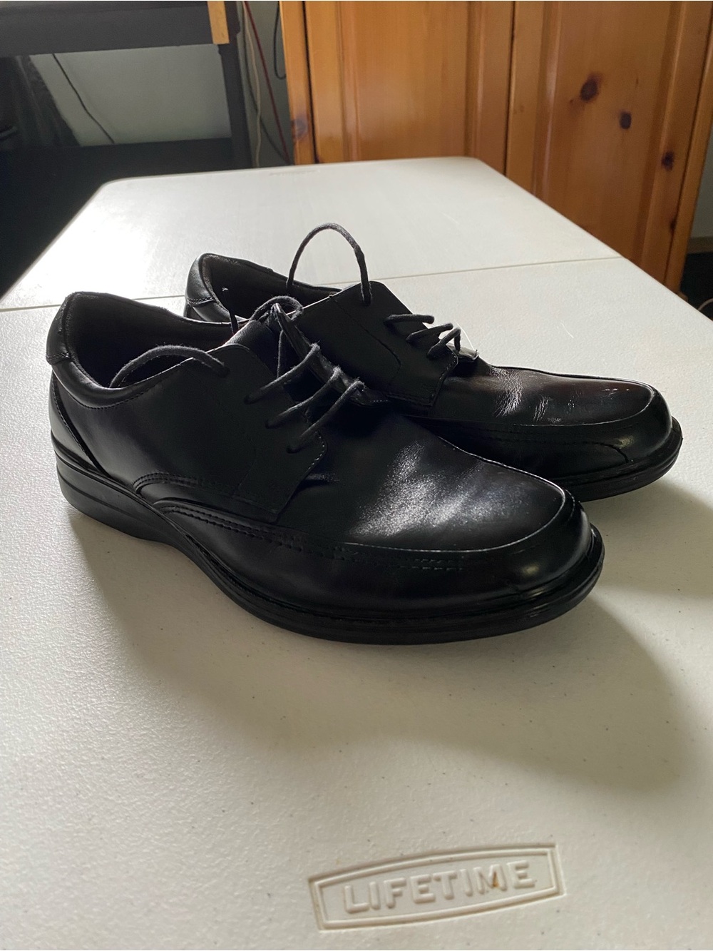 Hush Puppies Men's Black Lace-Up Derbys